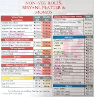 Dilli Da Roll menu 2