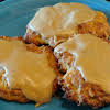 Thumbnail For Roasted Banana Scones With Peanut Butter Glaze