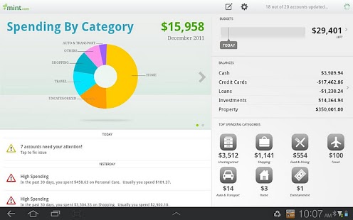 Mint.com Personal Finance apk Review