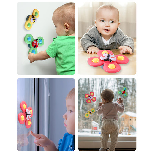 Title 15, Baby Toddler Gyro Insect Sucker Spinner Rattle ...