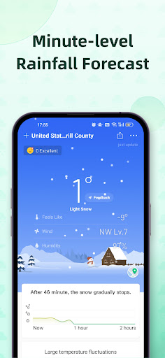 Screenshot ColorfulClouds Weather