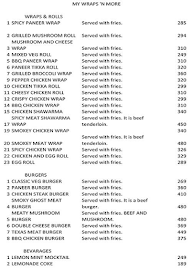 My Wraps N More menu 1