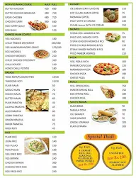 Sandy Cafe menu 2