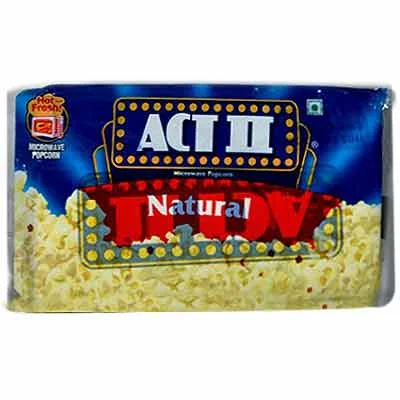 Act Ii Microwave Popcorn Natural 99 Gm