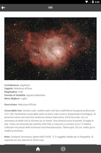 Lista Oggetti Messier