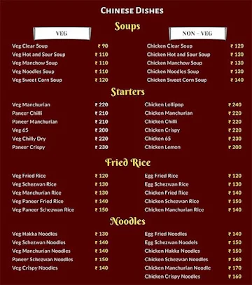 Cocohut menu 