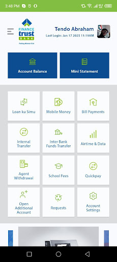 Screenshot Finance Trust Bank