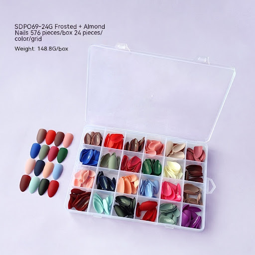 Title 9, Solid color glossy or matte square plastic box ...