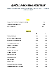 Paratha Junction menu 8