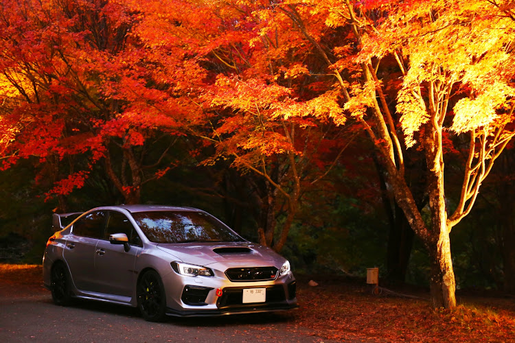 WRX STIの紅葉・箕輪ダム、もみじ湖・もみじのトンネルに関するカスタム事例の投稿画像3枚目