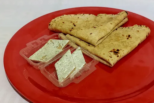 Chapati With Kaju Katli