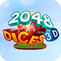 Icon 2048 Dices 3D