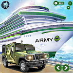 Cover Image of Download US Army Transporter Cruise Ship Driving Game 1.4 APK