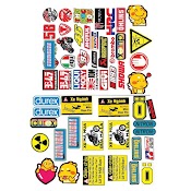 Sticker Dán Mũ Bảo Hiểm Nhiều Mẫu Mã, Sticker Dán Xe Chống Nước Tuyệt Đối Dính Cực Chắc