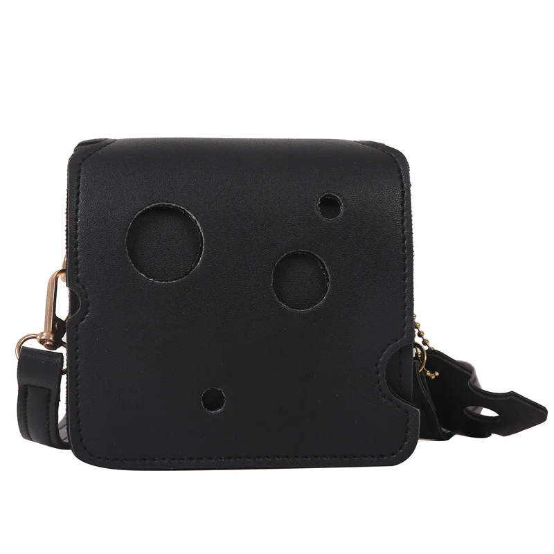 Nova Bolsa Quadrada Pequena Simples de Queijo, ideal para moda e uso diário, leve e prática para carregar seus itens essenciais.