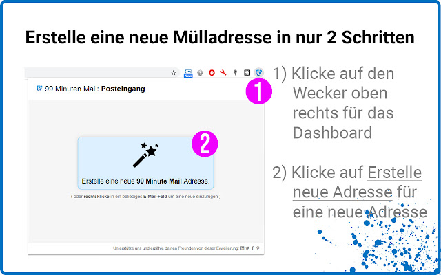 99 Minuten Mail - die beste Mülladresse