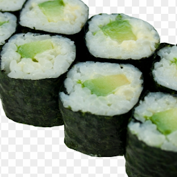 Avocado Vegetarian Maki Roll