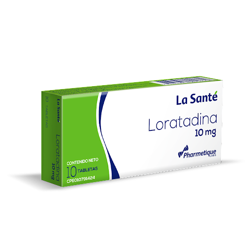 Loratadina 10 mg La Sante Caja x 10 Tabletas  