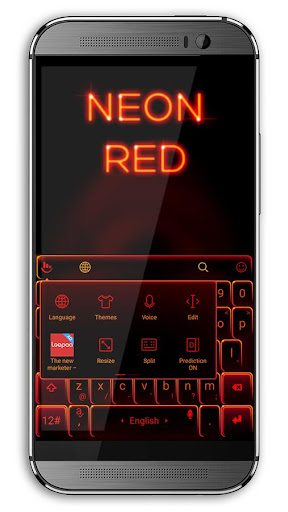 免費下載個人化APP|Neon Red Keyboard app開箱文|APP開箱王