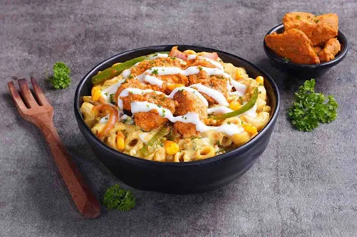 Chicken Tikka Mac & Cheese Pasta Bowl