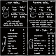Scoop Gelateria - Premium Italian Icecream menu 1