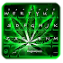 Neon Rasta Weed Keyboard Theme106.0