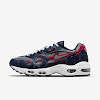 air max 96 2 midnight navy / cool gray / university red / metallic silver