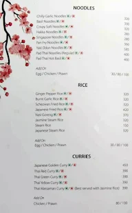 Maguro Pan Asian Cuisine menu 2