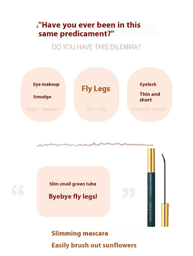 Title 1, Kleurenwimpermascara voor dames, verlengend, kr...