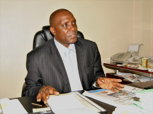 Muhammad Swazuri National Chairman Land Commission at media brief in his office.Photo/FILE