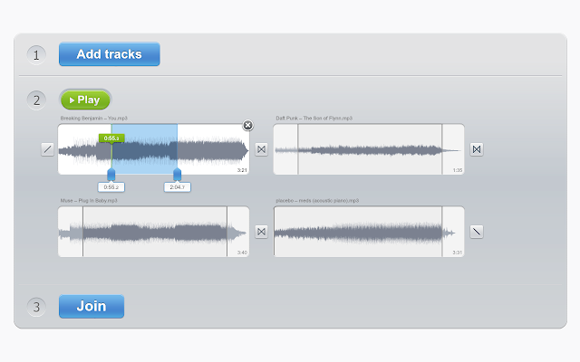 Audio joiner online