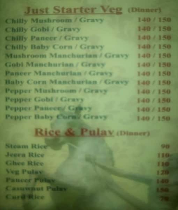 Hotel Ruchi menu 