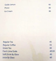 The Square Meal menu 1