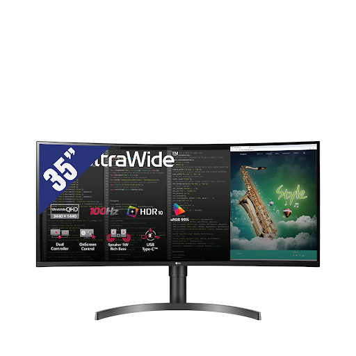 Màn hình LCD LG 35" UltraWide 35WN75C-B.ATV (3440 x 1440/VA/100Hz/5 ms/FreeSync)