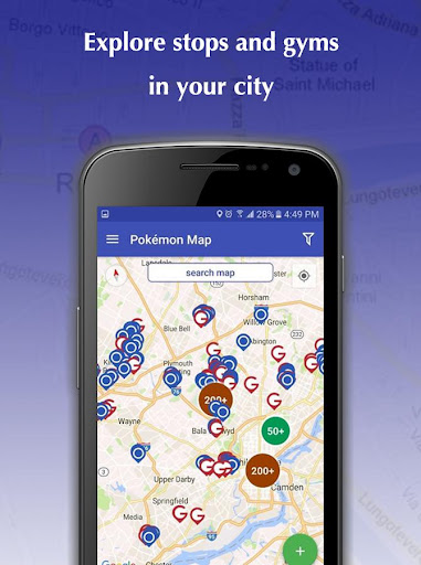 Map for Pokemon Go: PokeMap