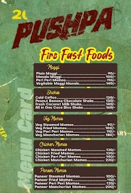 Pushpa Fire Fast Foods menu 1