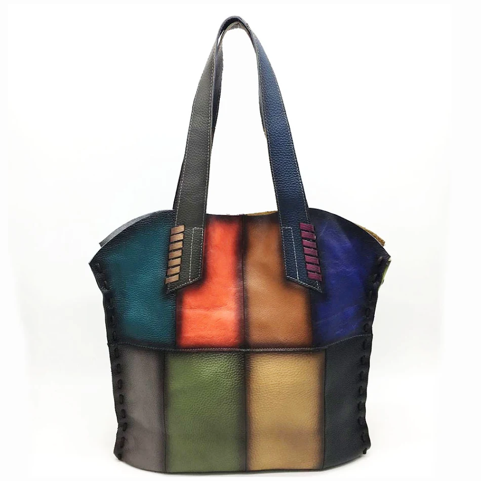 Sac bandoulière en cuir de vachette