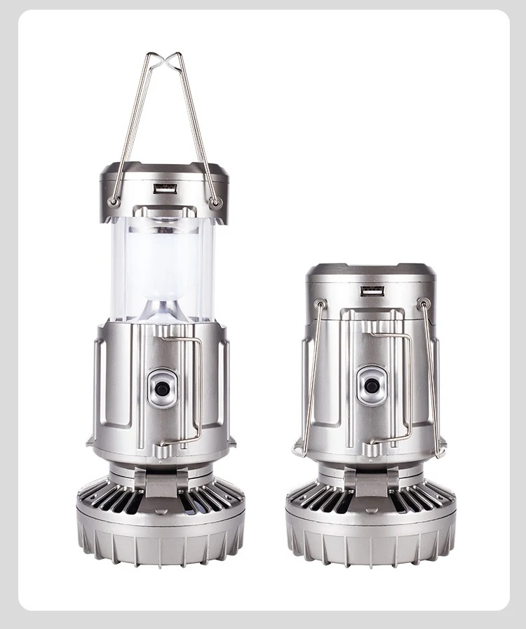 Title 6, Draagbare Solar LED-lamp voor buitentent met US...