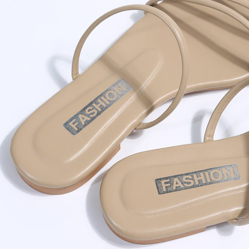 Title 8, Womens Thin Strap Minimalist Slippers Special ...