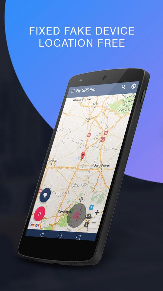 Fake GPS, Fly GPS Go Screen 2