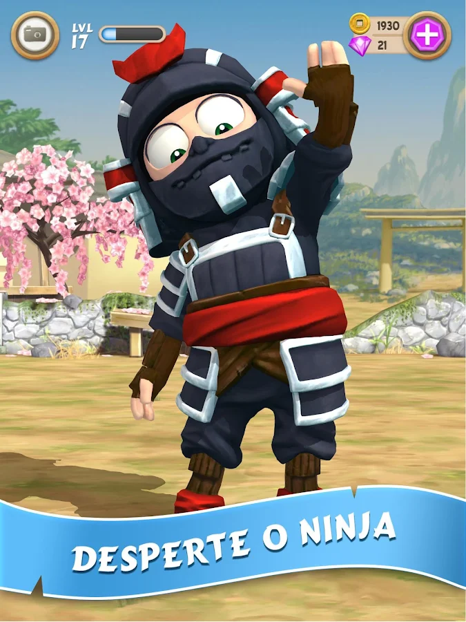 Clumsy Ninja - imagem de tela