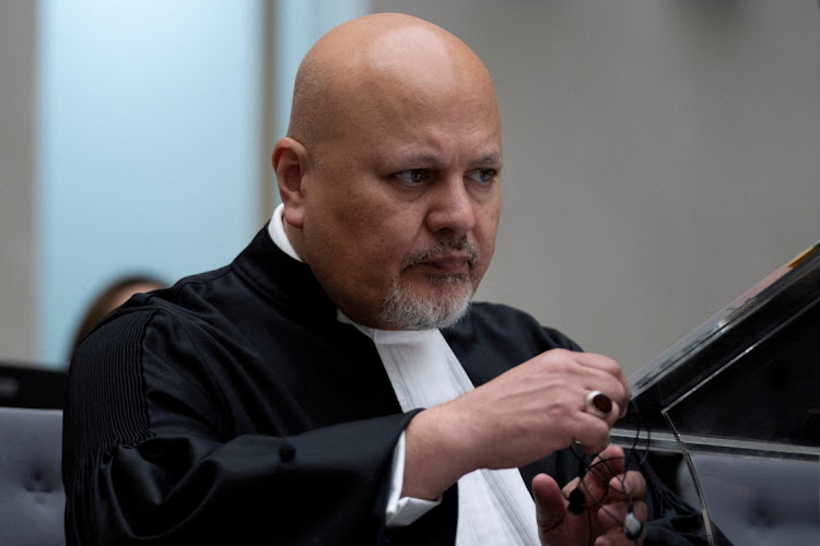 ICC prosecutor Karim Khan has been added to the Russian interior ministry's wanted list, state-owned news agency TASS reported on Friday. File photo.