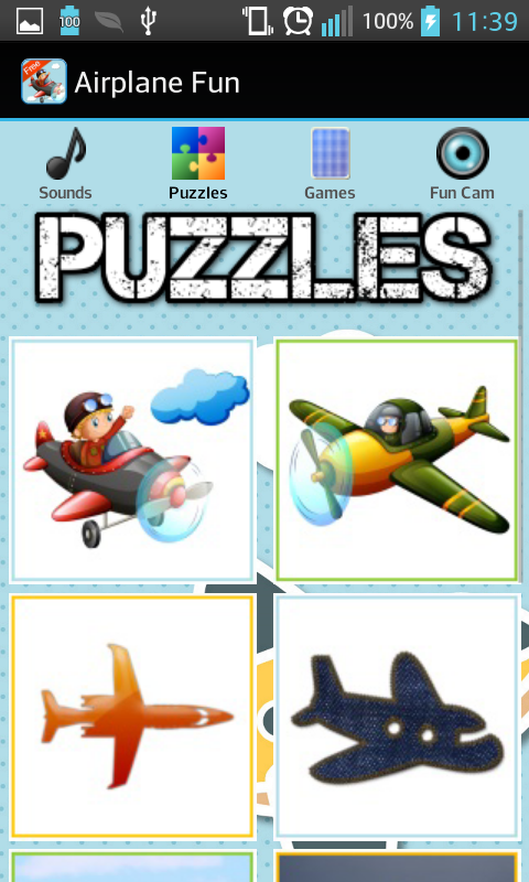Airplane Games &amp; Sounds Screen 2