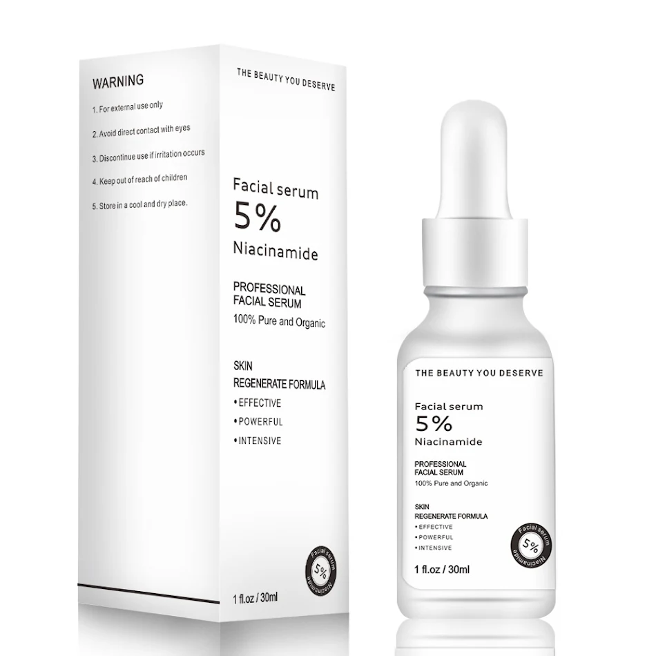 Vocht inbrengend Nicotinamide Serum Poriën Verkleinen Huidverzorging Vermindert Poriën en Hydrateert Voor Een Verfijnde Huidtextuur