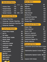 Hotel Chakravarthy menu 2