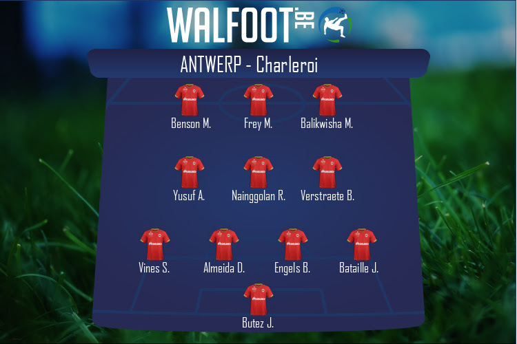 Composition Antwerp | Antwerp - Charleroi (16/01/2022)