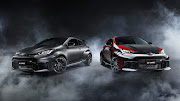 Production of the GR Yaris Ogier Edition, left, and Rovanperä Edition is limited to 100 units each.