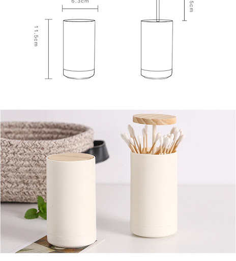 Title 1, Push-Type Toothpick Holder for easy, hygienic a...