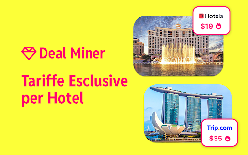 Deal Miner - Offerte Nascoste Hotel, Confronto Prezzi, Sconti Viaggio
