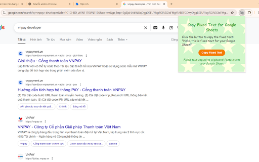 Copy Fixed Text for Google Sheets Preview 1